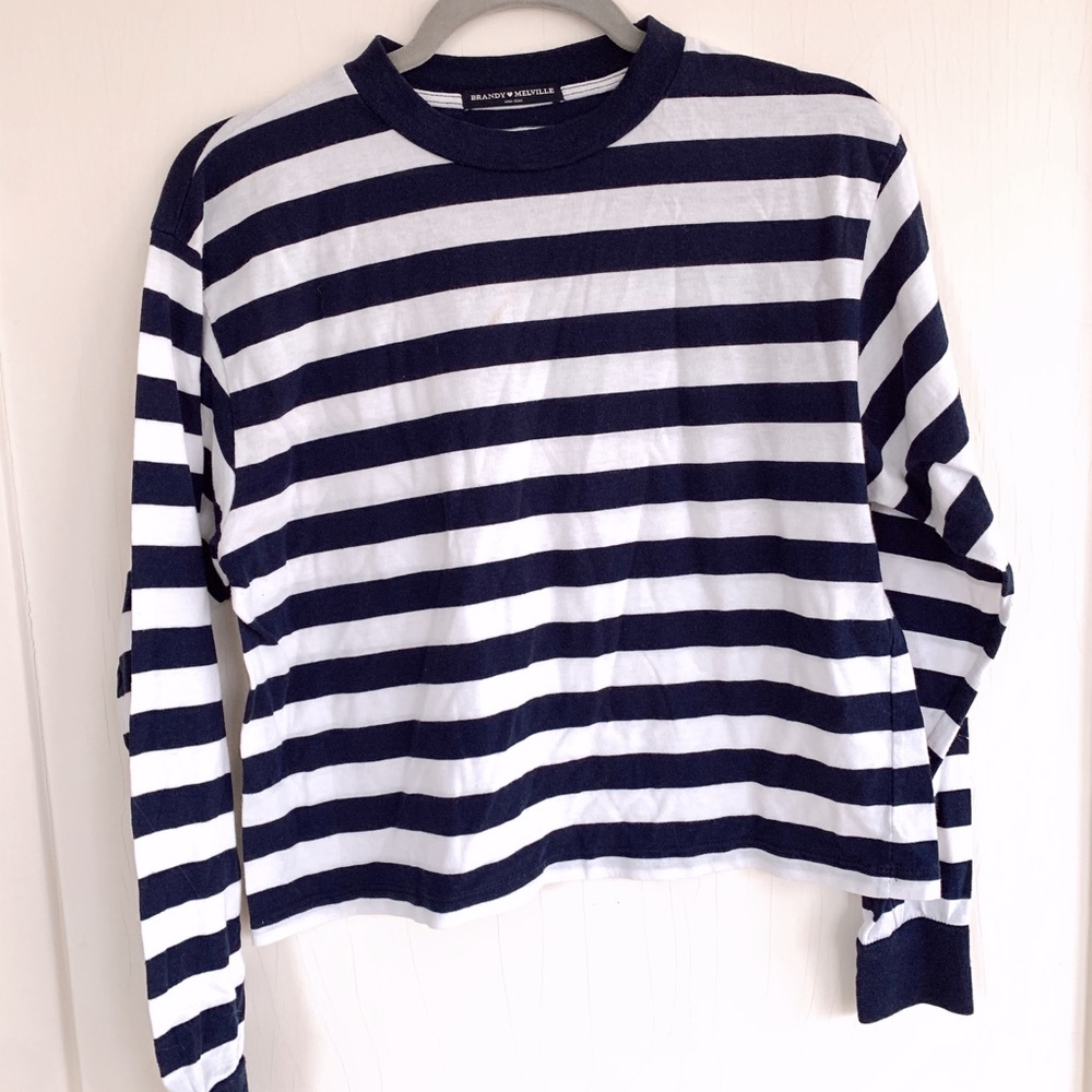 brandy melville striped long sleeve